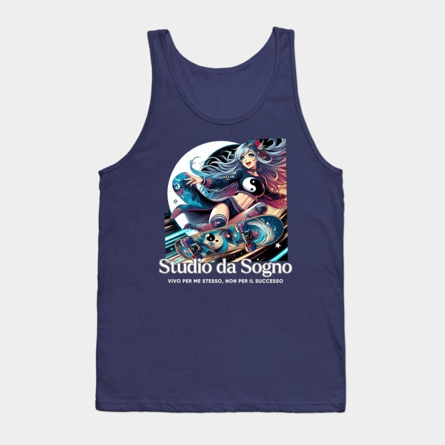 Copy of Kawaii, Anime Girl, Studio Da Sogno III | Catsie Cat Tank Top by Catsie Cat